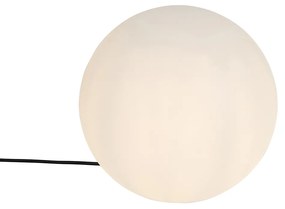 Nowoczesna lampa zewnętrzna biała 35 cm IP65 - Nura