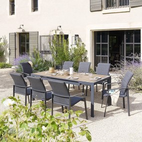 Zestaw obiadowy aluminiowy VANCOUVER 1+8 (antracyt)