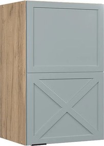 Szafka ścienna jasnoniebiesko-szary 45x34.1x72 fame-line