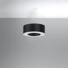 Żyrandol SATURNO 50 czarny/biały SOLLUX  LIGHTING