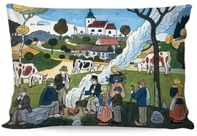 Matějovský Poszewka na poduszkę Deluxe Josef Lada Jesień, 33 x 50 cm