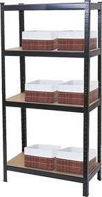 MCW-D67 wytrzymały regał z 6-krotnym koszem,  czarny