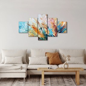 Obraz - Pszenica, abstrakcja (125x70 cm)