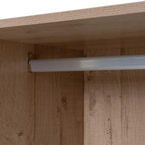 Otwarta szafa modułowa w dekorze dębu w naturalnym kolorze 60x180x45 cm Modular – Casa Selección