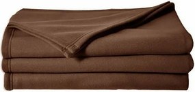 Koc Polarowy CZEKOLADA 220x240 cm - Ciepło i Miękkość - Dostępne Wiele Kolorów