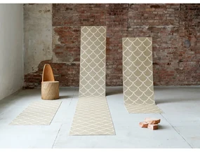 Beżowy chodnik odpowiedni na zewnątrz 70x150 cm Kotte Sand – Pappelina