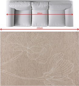 Dywan Velvet beige /sand 160x230cm