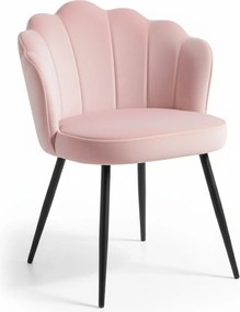 Krzeso Blume Aksamitne Czarne Nogi