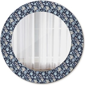 Lustro z nadrukiem okrągłe Wzór boho