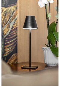 Czarna lampa stołowa LED (wysokość 37 cm) Fizzi – GTV