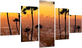 Obraz - Panorama Los Angeles (125x70 cm)