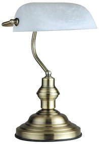 GLOBO 2492 - Lampa stołowa ANTIQUE 1xE27/60W biała