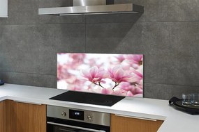 Szklany Panel Wiosenne Drzewa Magnolii