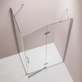 Kabina prysznicowa narożna NT403 drzwi uchylne