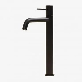 Orveta Bateria Umywalkowa Z Mosiądzu ↑30 Cm & Czarny Matowy - Sklum