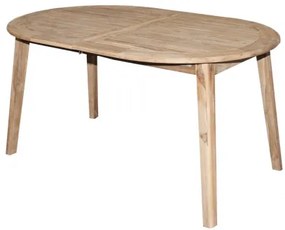 TECTONA - stół ogrodowy rozkładany z drewna tekowego 150/200 x 95 x 75 cm