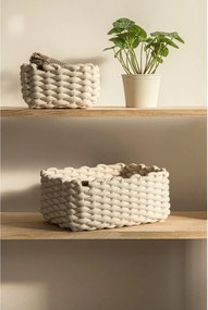 Tekstylny koszyk 35x25x14 cm Peach Skin M – Bigso