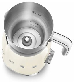 Beżowy spieniacz do mleka 50's Retro Style – SMEG