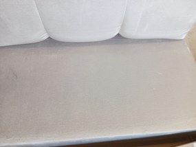 PROMOCJA Rozkładana sofa w kształcie U LIVARO 305x140 cm, kremowa II. jakość