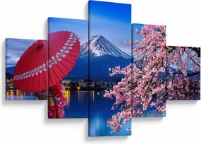 Obraz - Widok na szczyt, Japonia (125x70 cm)