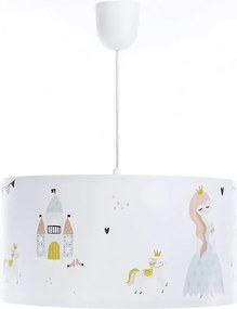 Lampa wisząca z księżniczką dla dziewczynki T6-L98