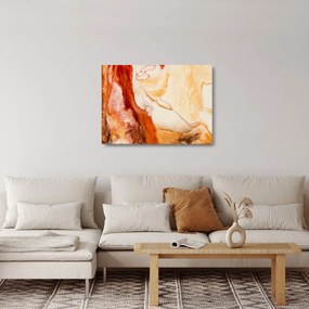 Obraz na szkle - Malarstwo abstrakcyjne (70x50 cm)