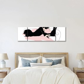 Obraz - Modna dama (170x50 cm)