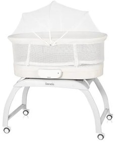 Lionelo - Łóżeczko dziecięce z wagą CORAL White