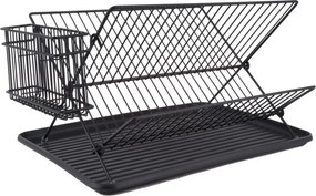 Czarny ociekacz na naczynia PT LIVING