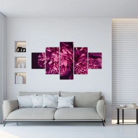 Obraz - Kwiaty piwonii (125x70 cm)