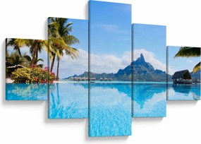 Obraz  - Bora-Bora, Polinezja Francuska (125x70 cm)
