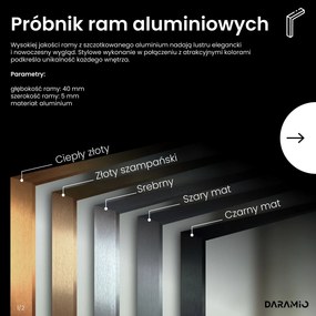 Lustro łazienkowe LED F2