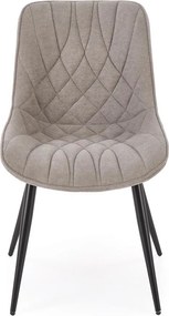 Krzesło do jadalni z ozdobnymi przeszyciami K567 Halmar