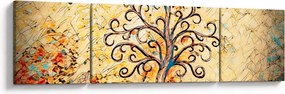 Obraz - Mozaika drzewo życia (170x50 cm)