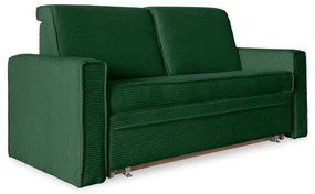 Ciemnozielona rozkładana sofa 168 cm Lucky Lucy – Miuform