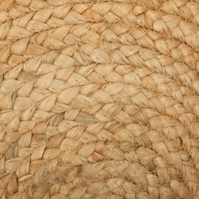 Dywan dekoracyjny z juty, Ø 120 cm, okrągły