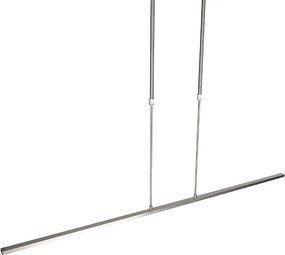 Nowoczesna lampa wisząca stalowa z wbudowanym LED regulowanym - Bold