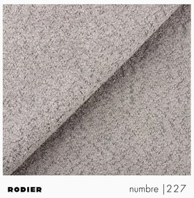 Jasnoszary rozkładany/ze schowkiem narożnik z materiału bouclé (prawostronny/w kształcie litery L) Rene – Rodier