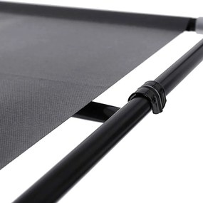 Przenośna szafa z tkaniny, szafa CLOSET, 150x75x45cm, szara SongmicsHome