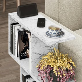 Stolik pomocniczy Zeta Carrara Marble