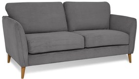 Ciemnoszara sztruksowa sofa 170 cm Paris – Scandic