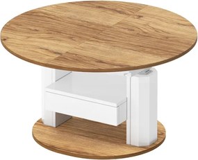 Regulowany ławostół z szufladą Primo Max dąb