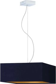 Lampa wisząca z abażurem na stalowym stelażu - H9-W01
