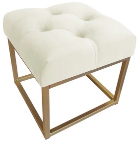 Pufa CHESTERFIELD LOFT ławka postawa złota MG50