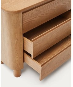 Komoda w dekorze jesionu w naturalnym kolorze 120x80x40 cm Salaya – Kave Home