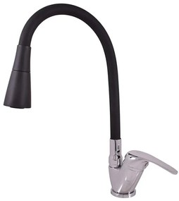 RAV Slezák SA006.0/13 - Bateria zlewozmywakowa SAZAVA 35,6 cm czarny/błyszczący chrom