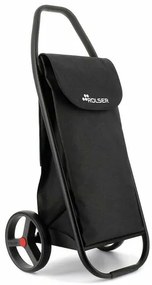 Rolser Torba na kółkach Com Tweed 8 Black Tube,czarna