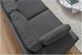 Ciemnoszara sofa 250 cm Belair – Bobochic Paris