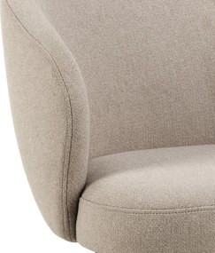 Obrotowe krzesło do jadalni Darlene Actona, alea beżowe / metalowe nogi