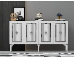 Szafka Nora White and Silver